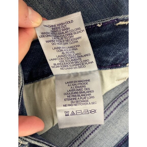 NYDJ Womens Jeans 24W Blue Cropped Denim Original slimming fit 59903 NWT - Picture 10 of 14